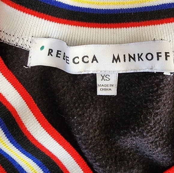 Rebecca Minkoff Women's Red striped and black sweater size Xs. - Picture 5 of 7
